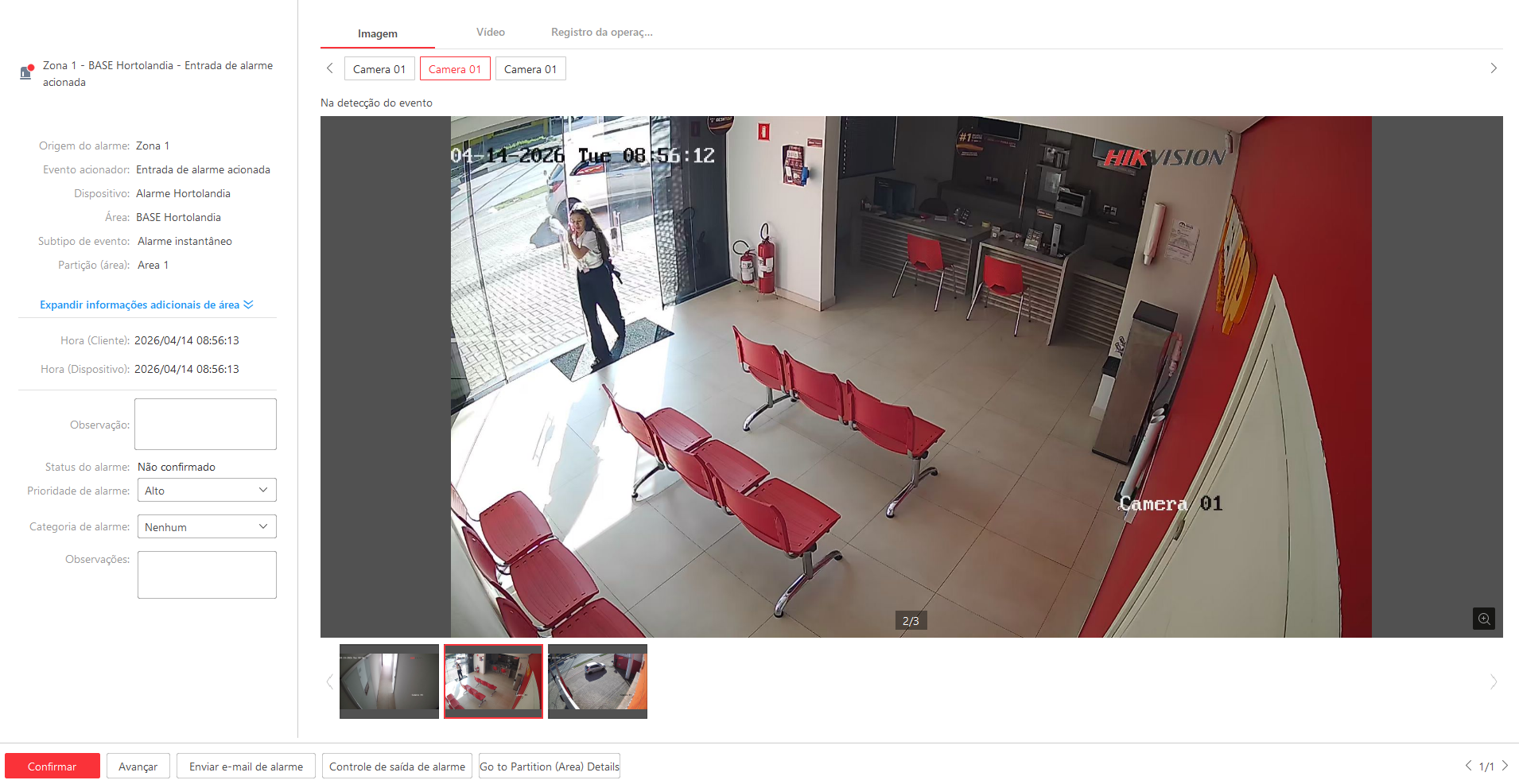 Imagem da ocorrência