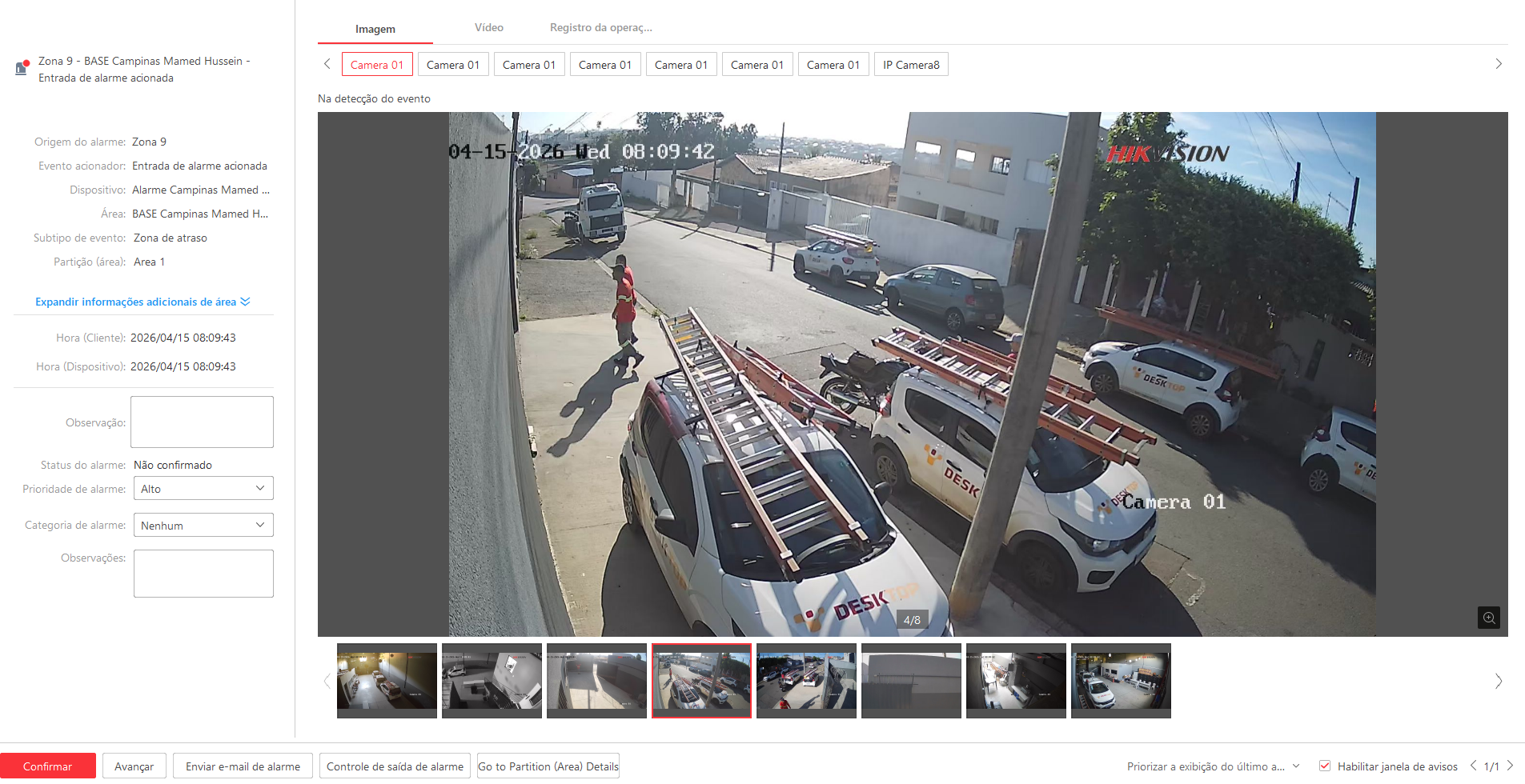 Imagem da ocorrência