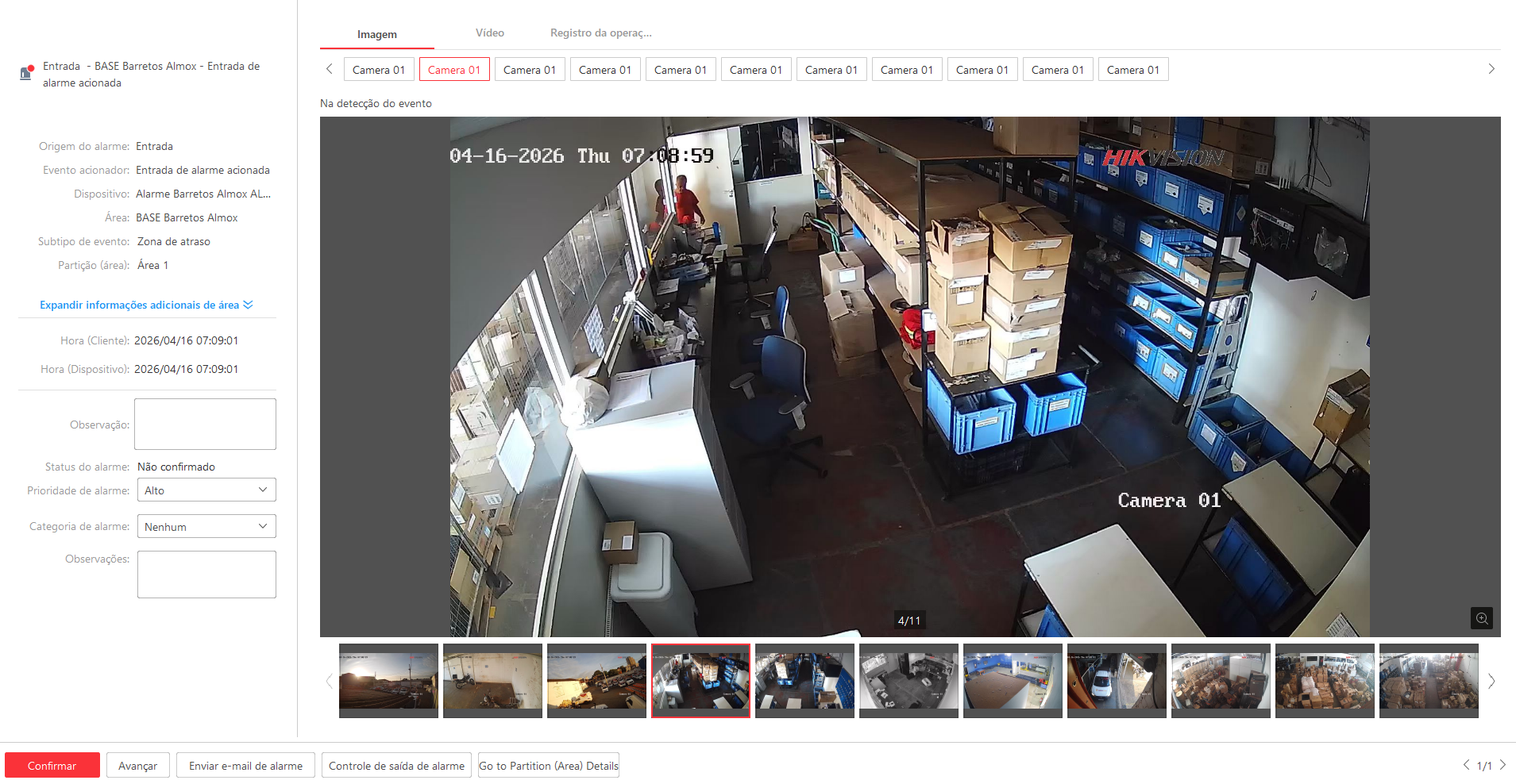 Imagem da ocorrência