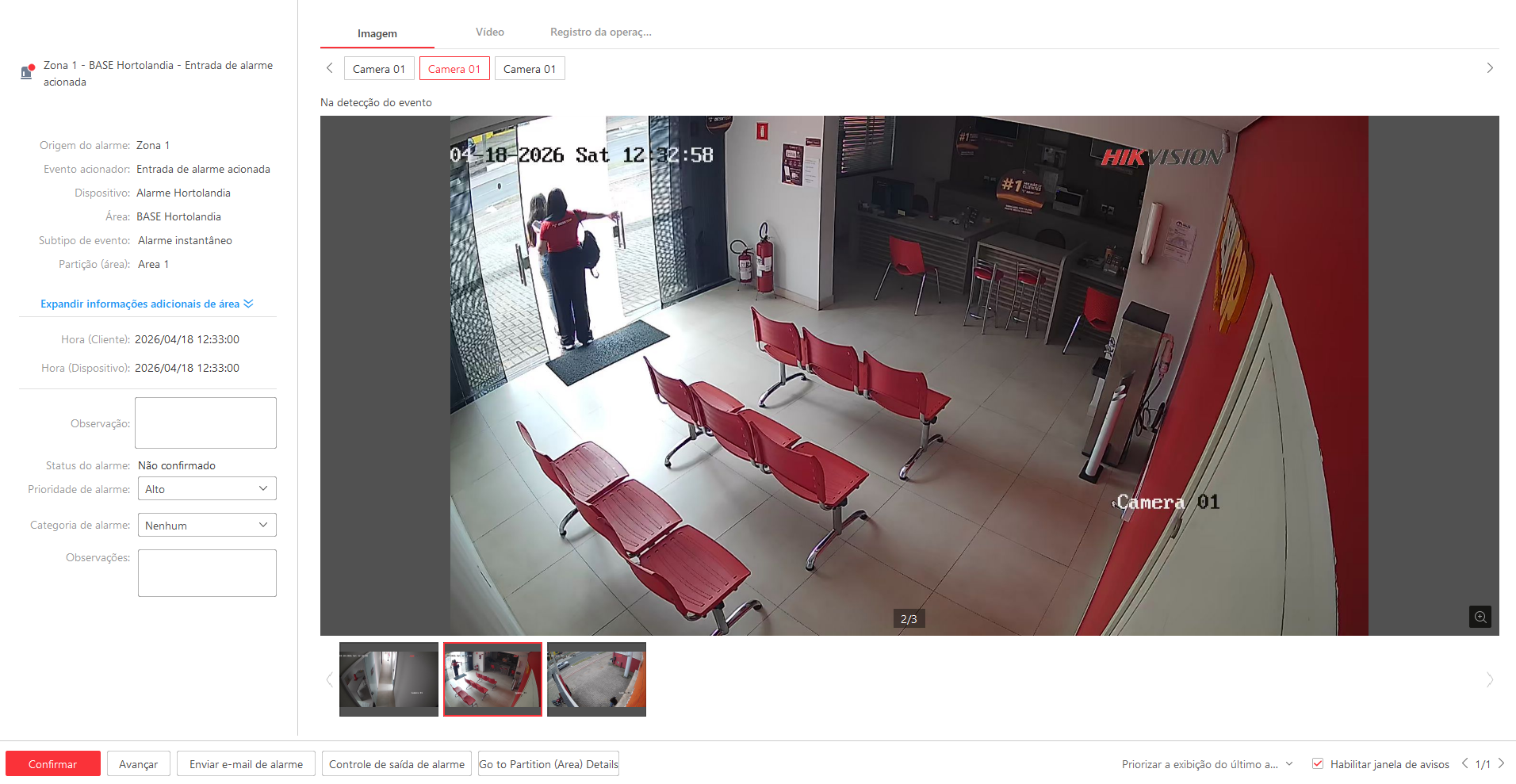 Imagem da ocorrência