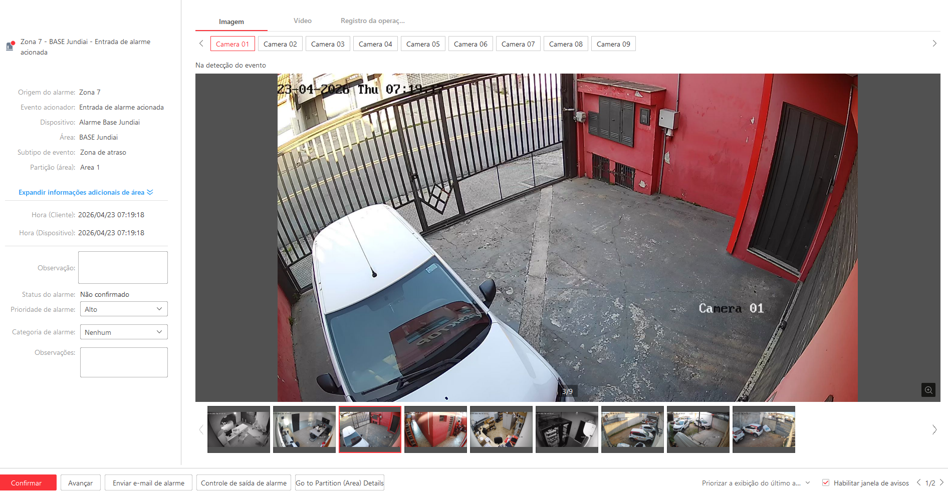 Imagem da ocorrência