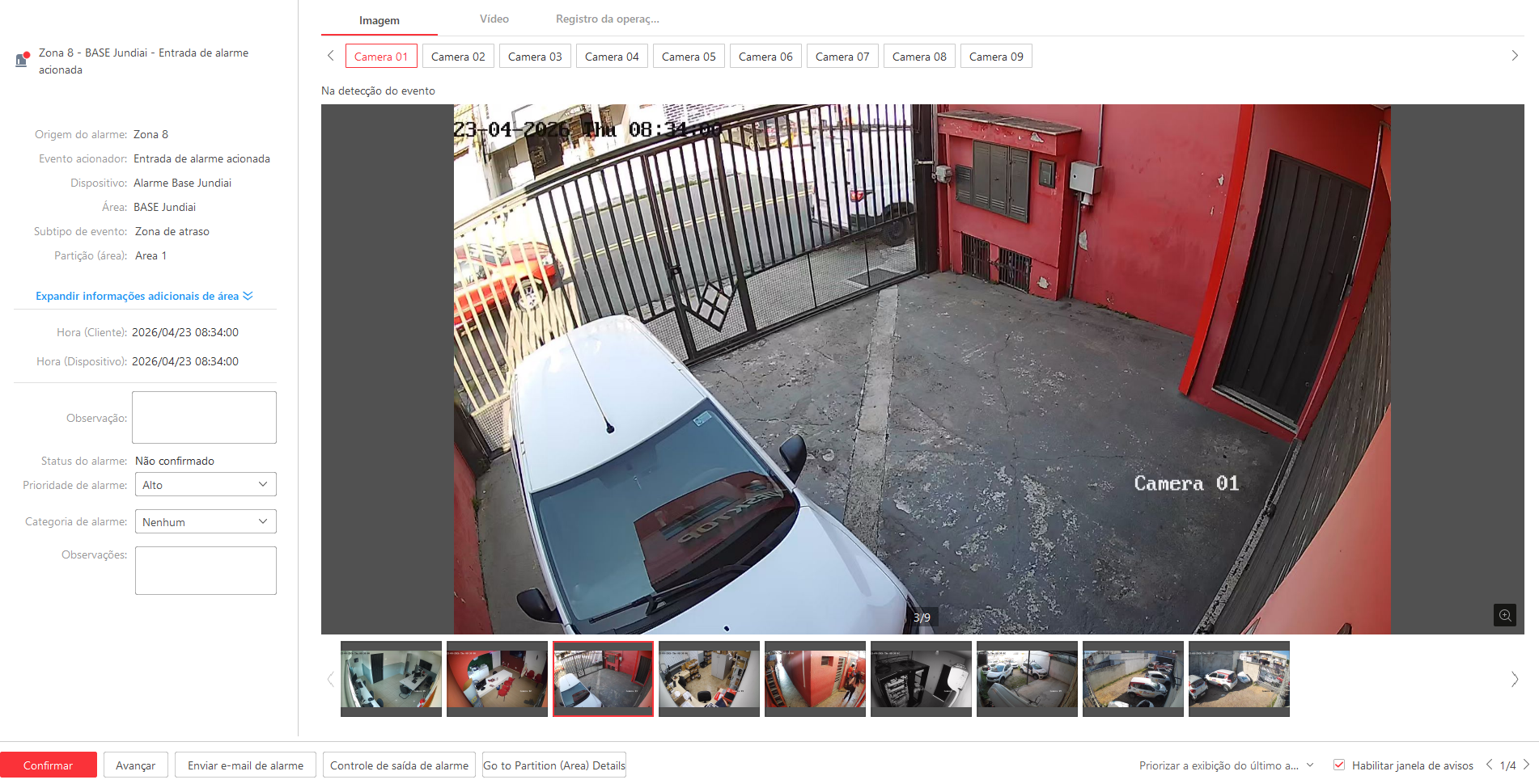 Imagem da ocorrência