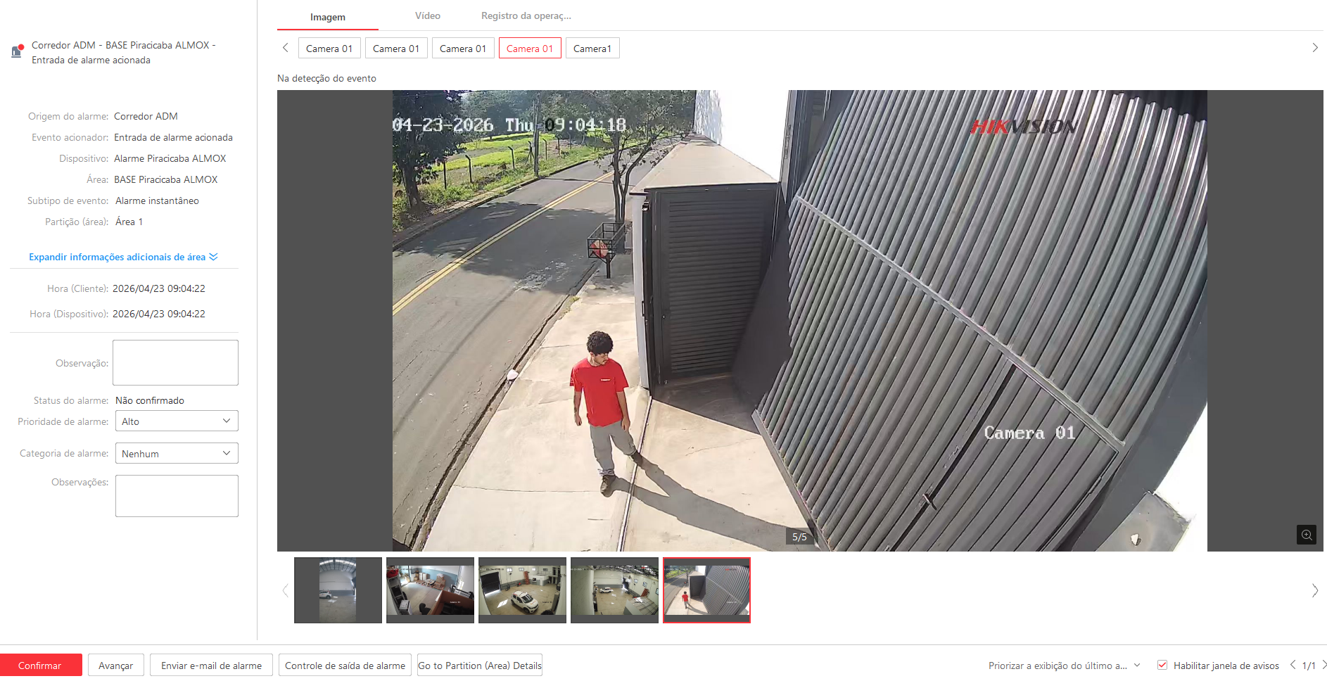 Imagem da ocorrência