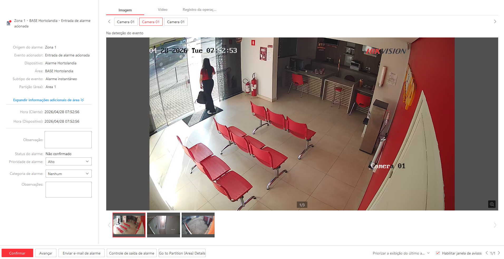 Imagem da ocorrência