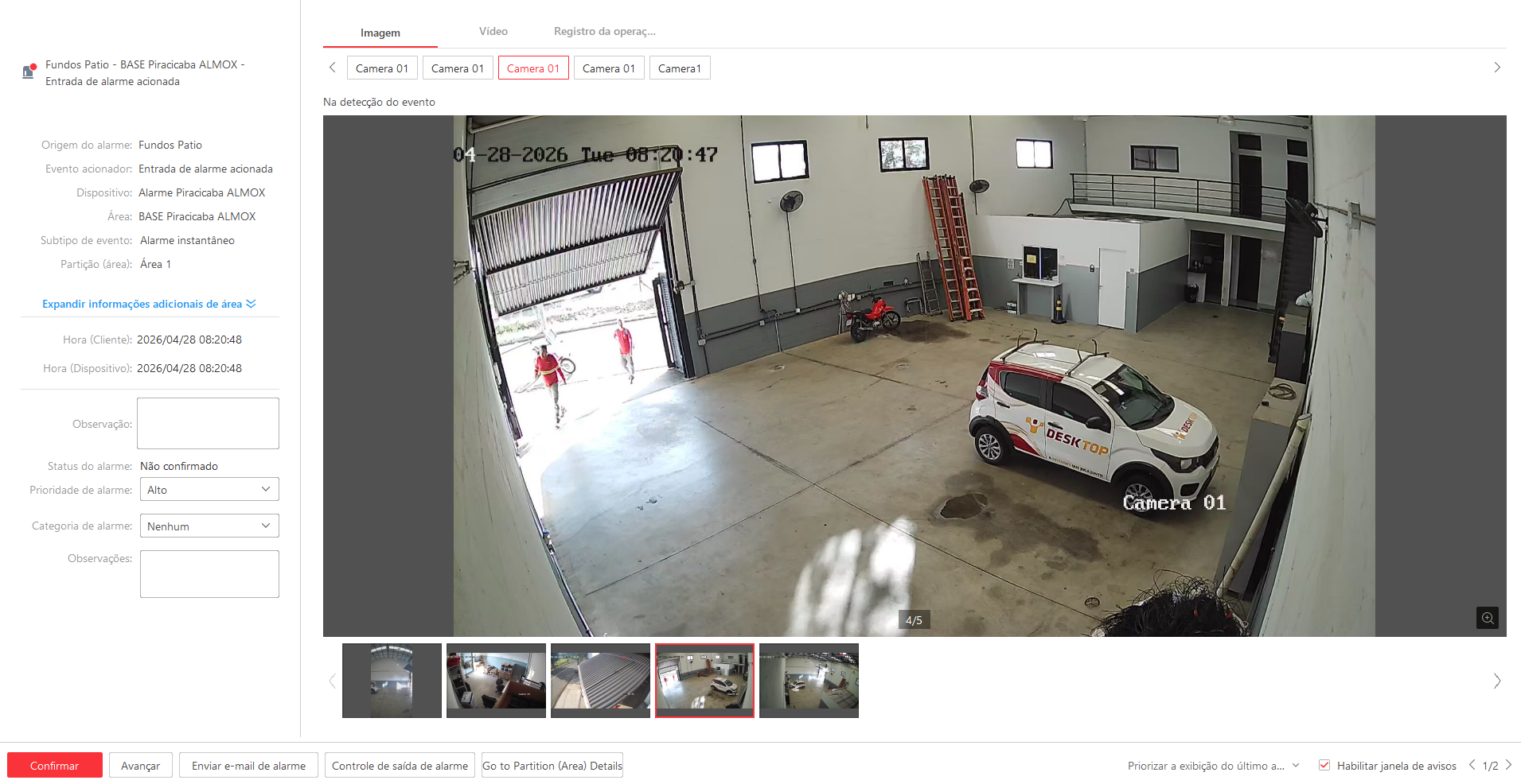 Imagem da ocorrência