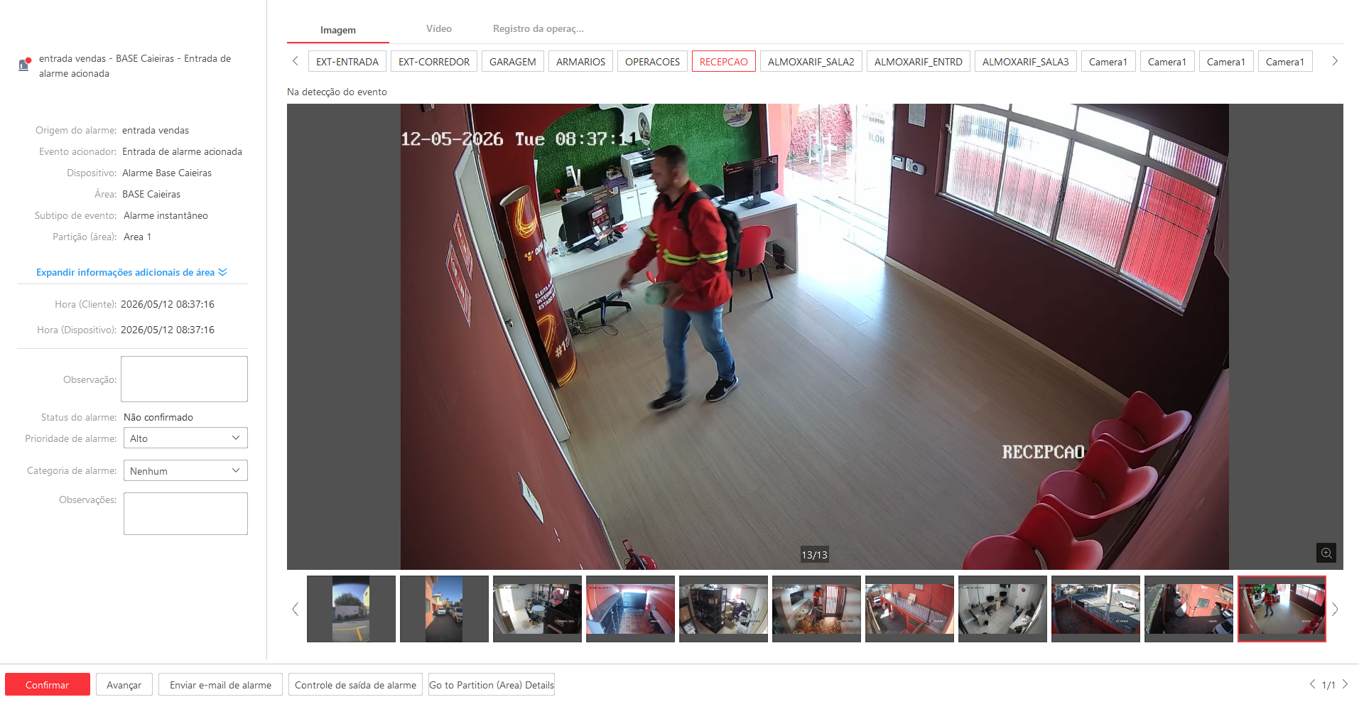 Imagem da ocorrência