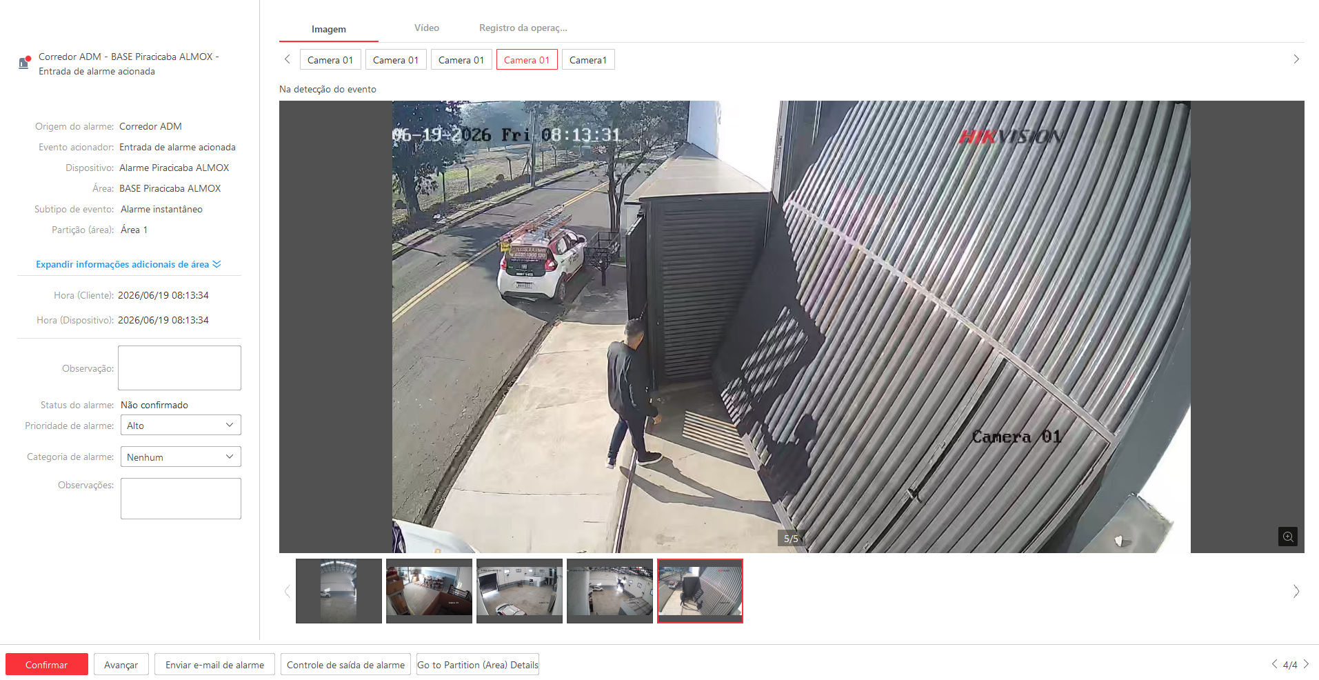 Imagem da ocorrência
