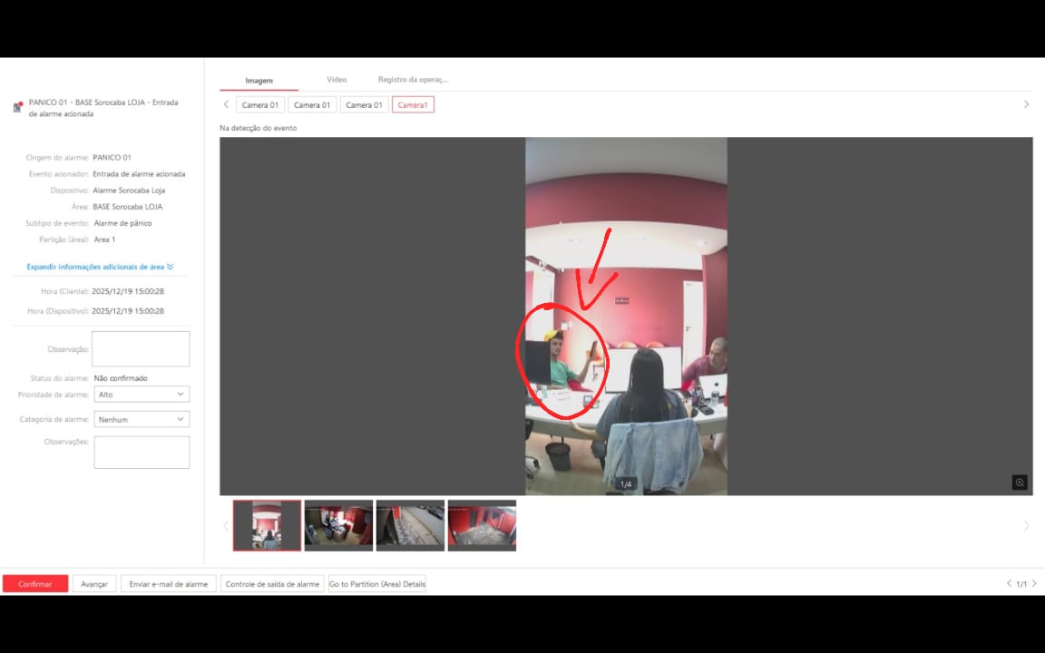 Imagem da ocorrência